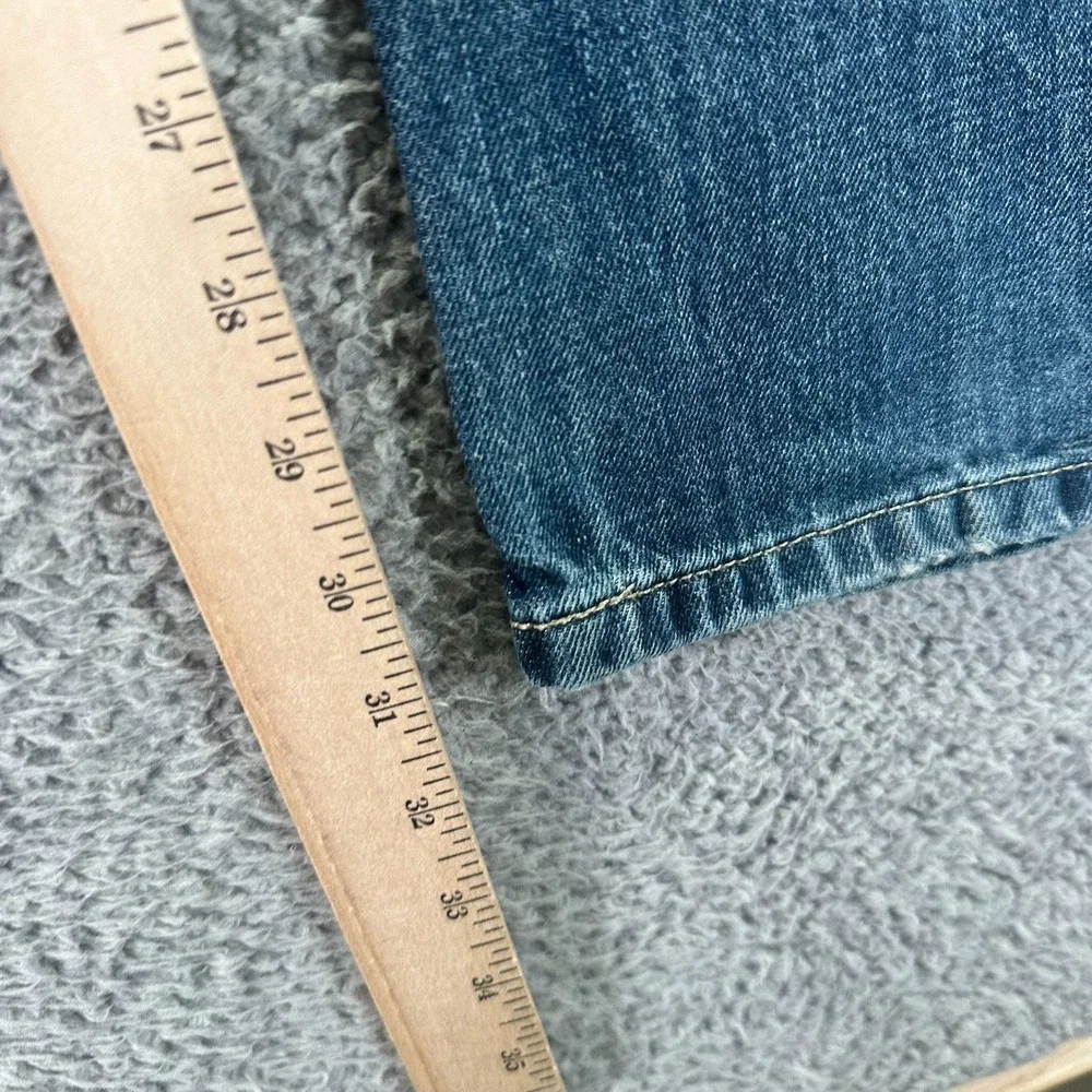 Levi's 527 Jeans Men 34x32 Blue Cotton Denim Bootcut Leg Slim Fit Workwear Faded